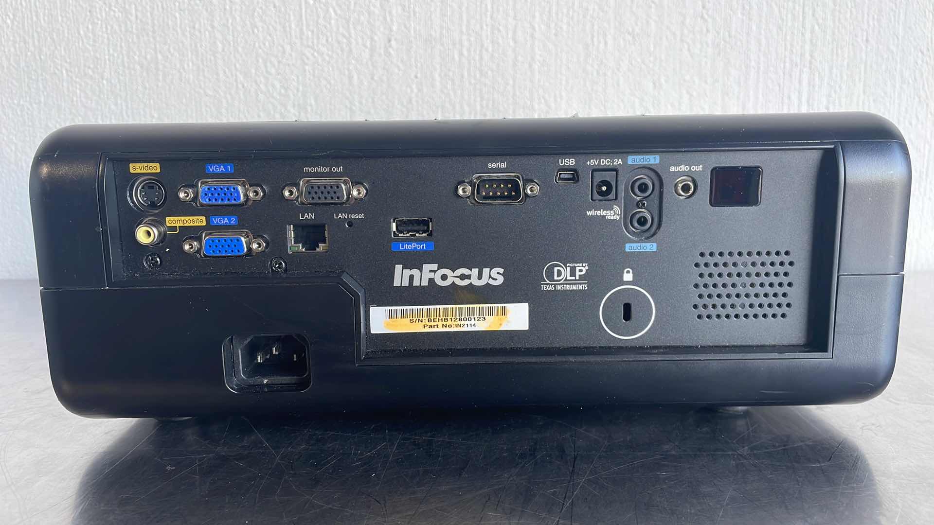 Photo 2 of INFOCUS IN2114 DLP PROJECTOR MODEL M2100