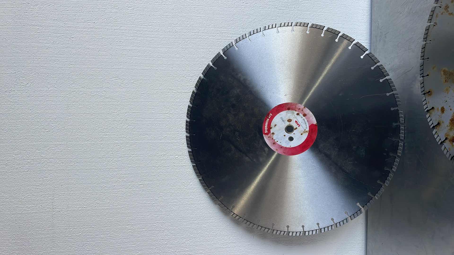 Photo 3 of MK DIAMOND PRODUCTS 24” DIAMOND BLADE DRY SAW BLADE .145” BLADE WIDTH (2) CONCRETE