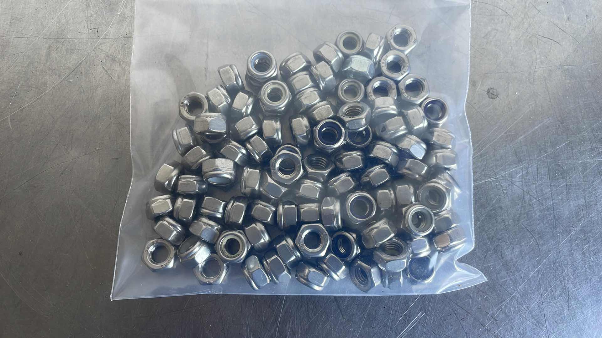 Photo 1 of M8 - 1.25 316 SS LOCKNUT 100PCS