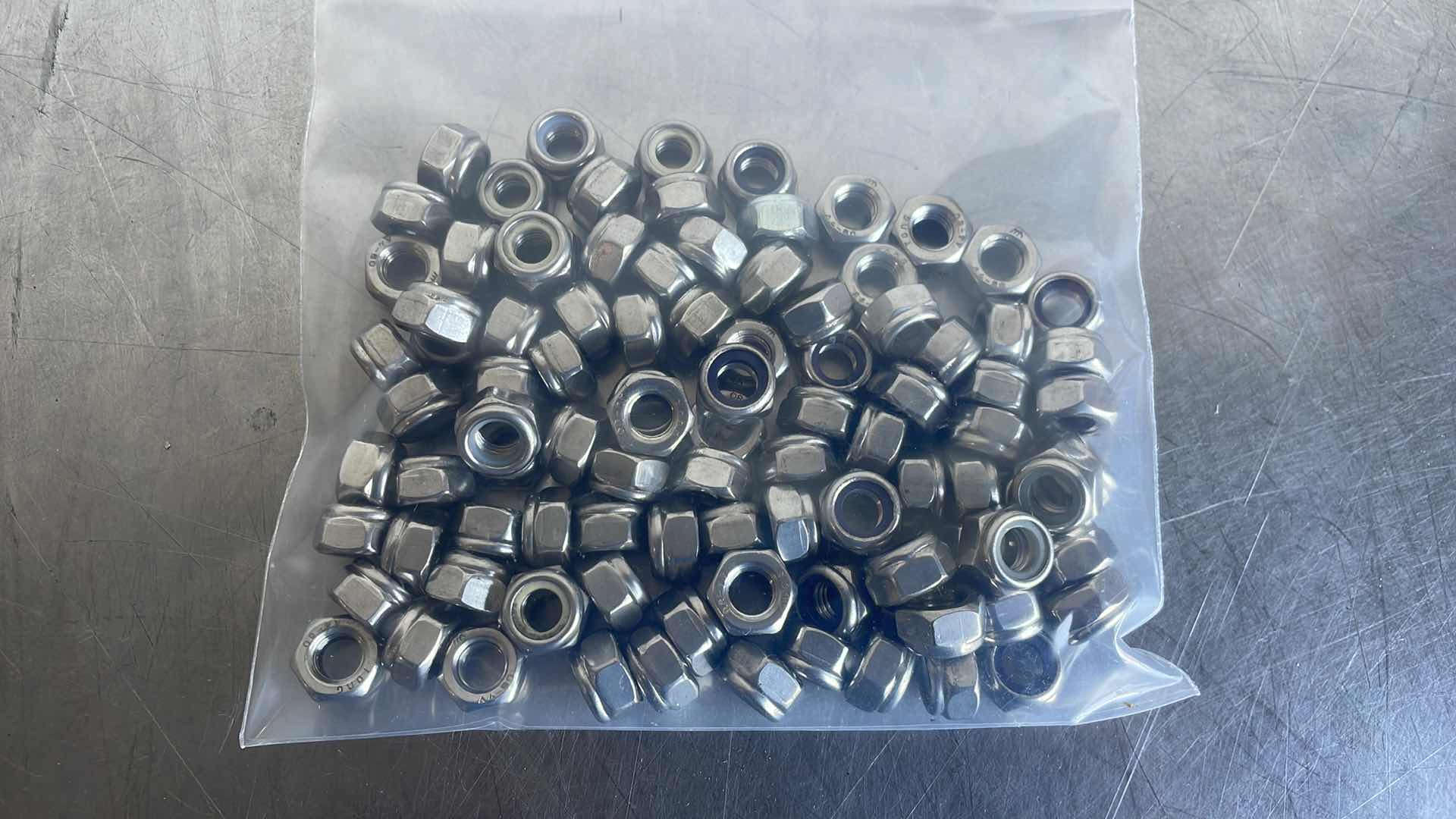 Photo 1 of M8 - 1.25 316 SS LOCKNUT 100PCS