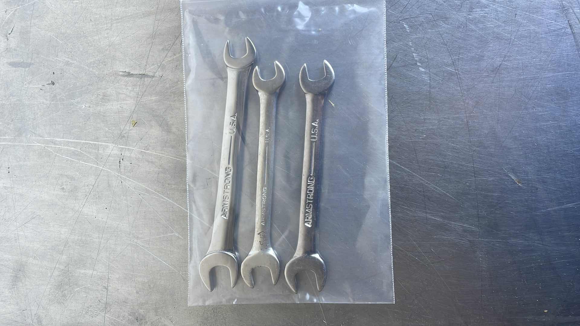Photo 3 of ARMSTRONG 3/8” - 5/16” OPEN END WRENCHES USA
