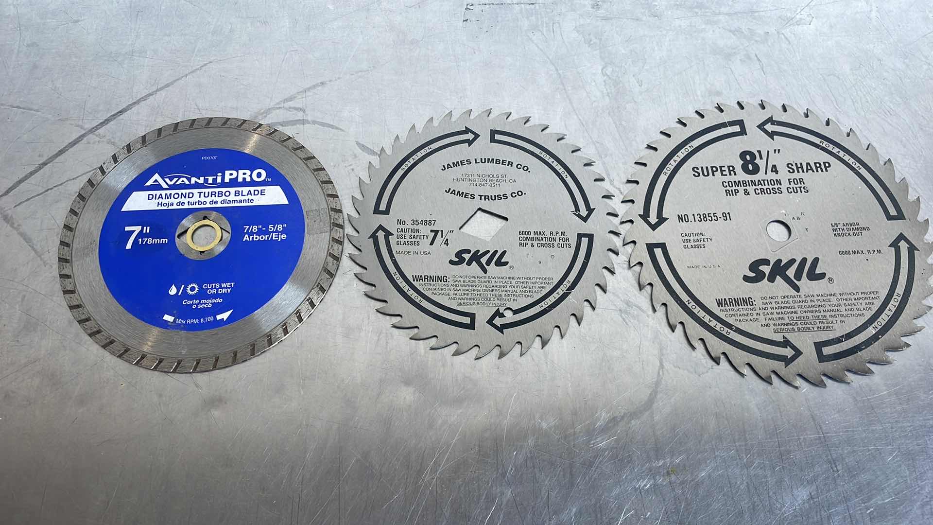 Photo 1 of CIRCULAR SAW BLADES