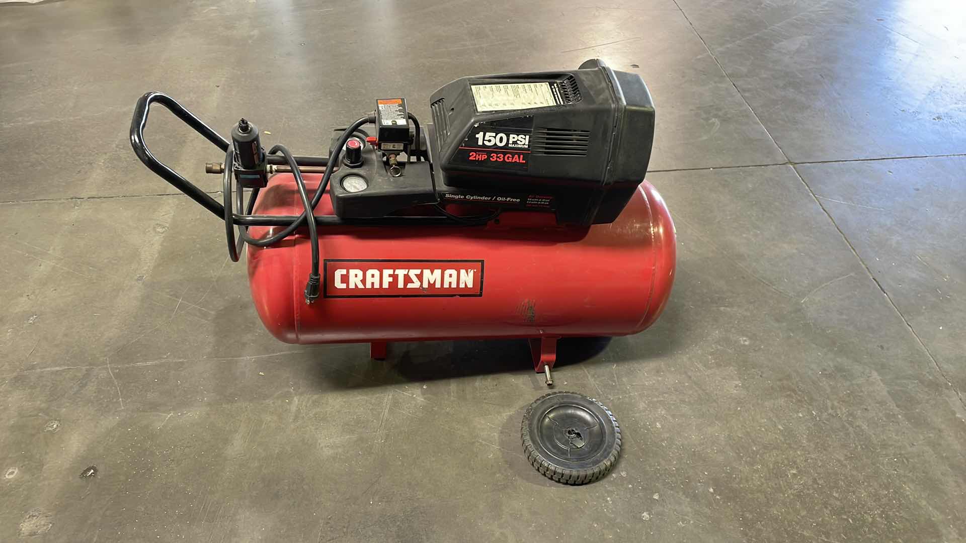 Photo 1 of CRAFTSMAN 33GALLON AIR COMPRESSOR 2HP 150PSI