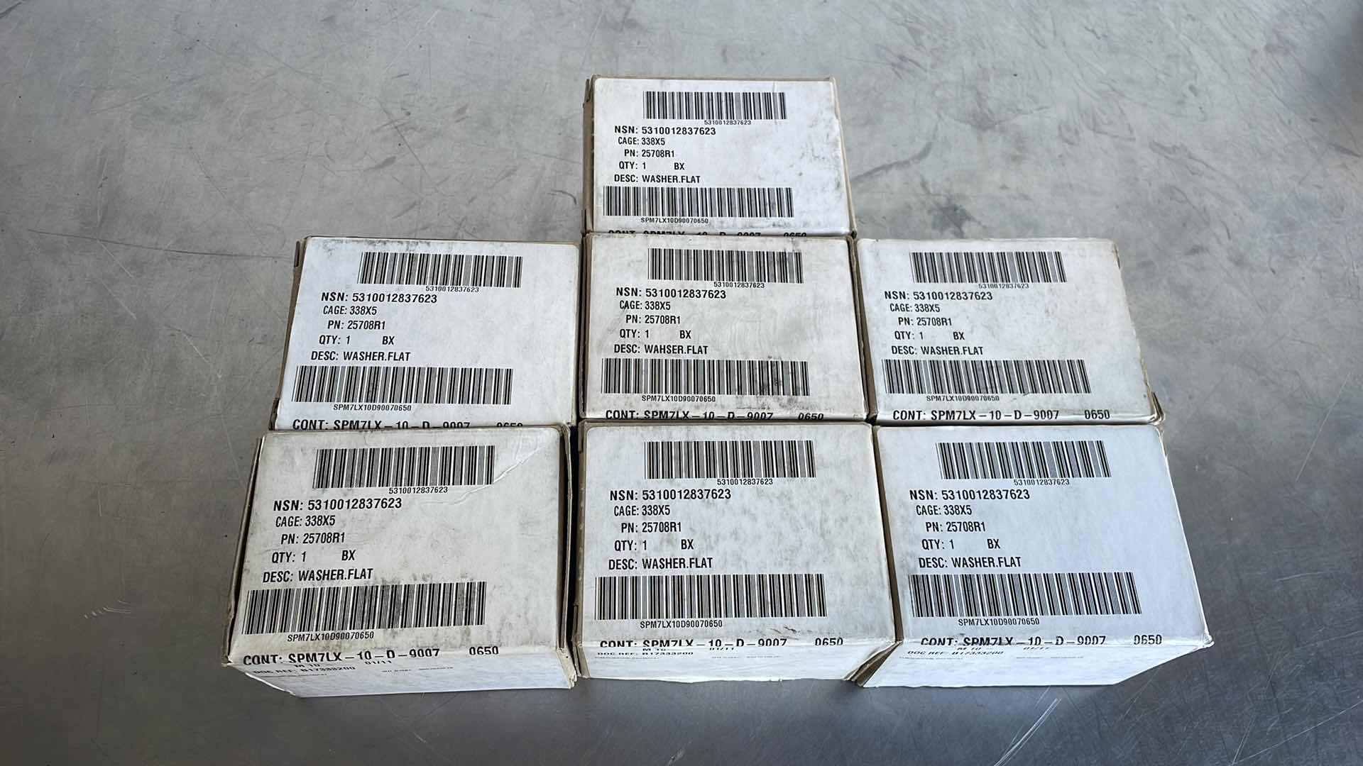 Photo 1 of FLAT WASHER 5/16” PN 25708R1 (7 BOXES)