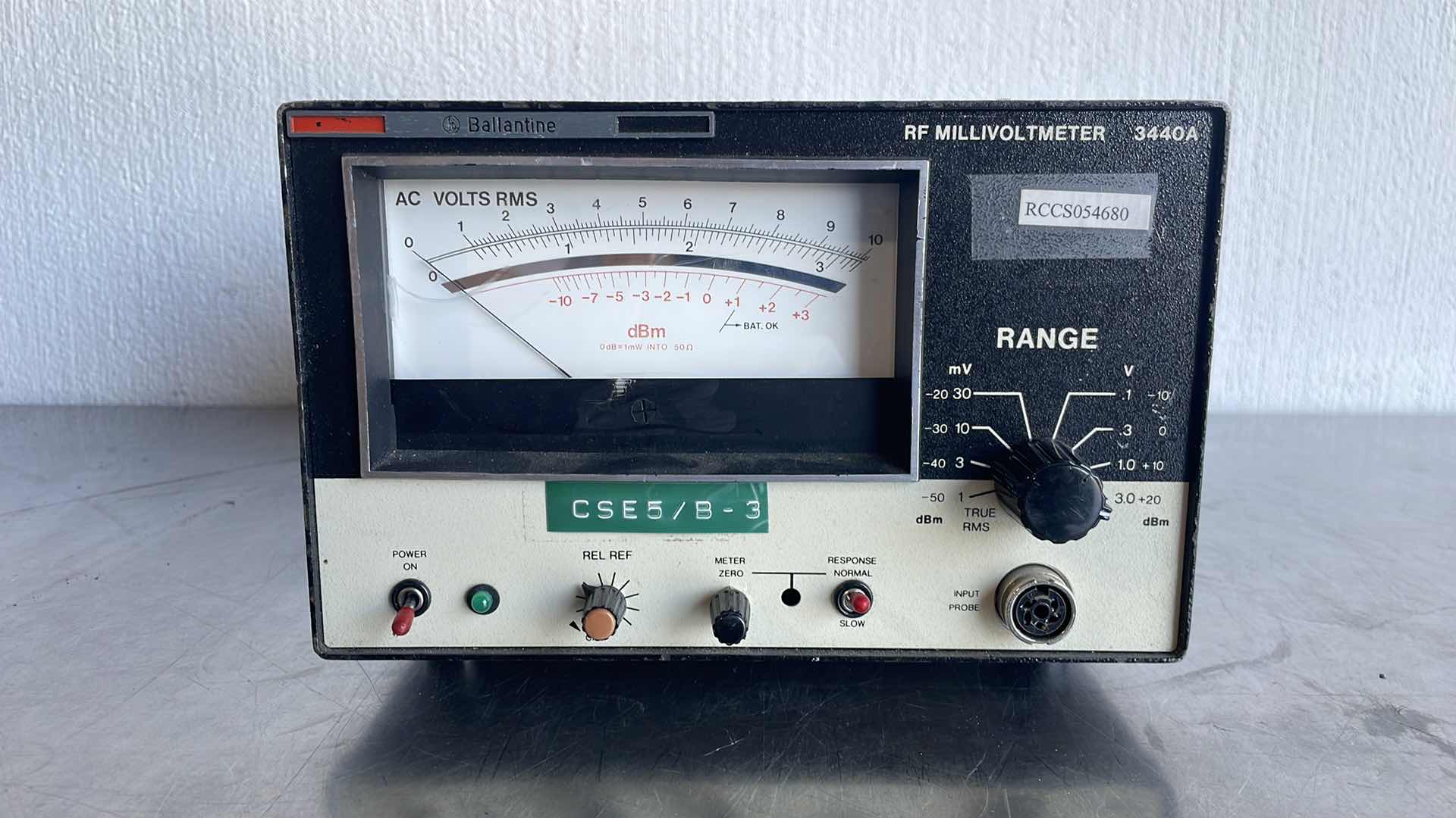 Photo 1 of BALLANTINE 3440A RF MILLIVOLTMETER