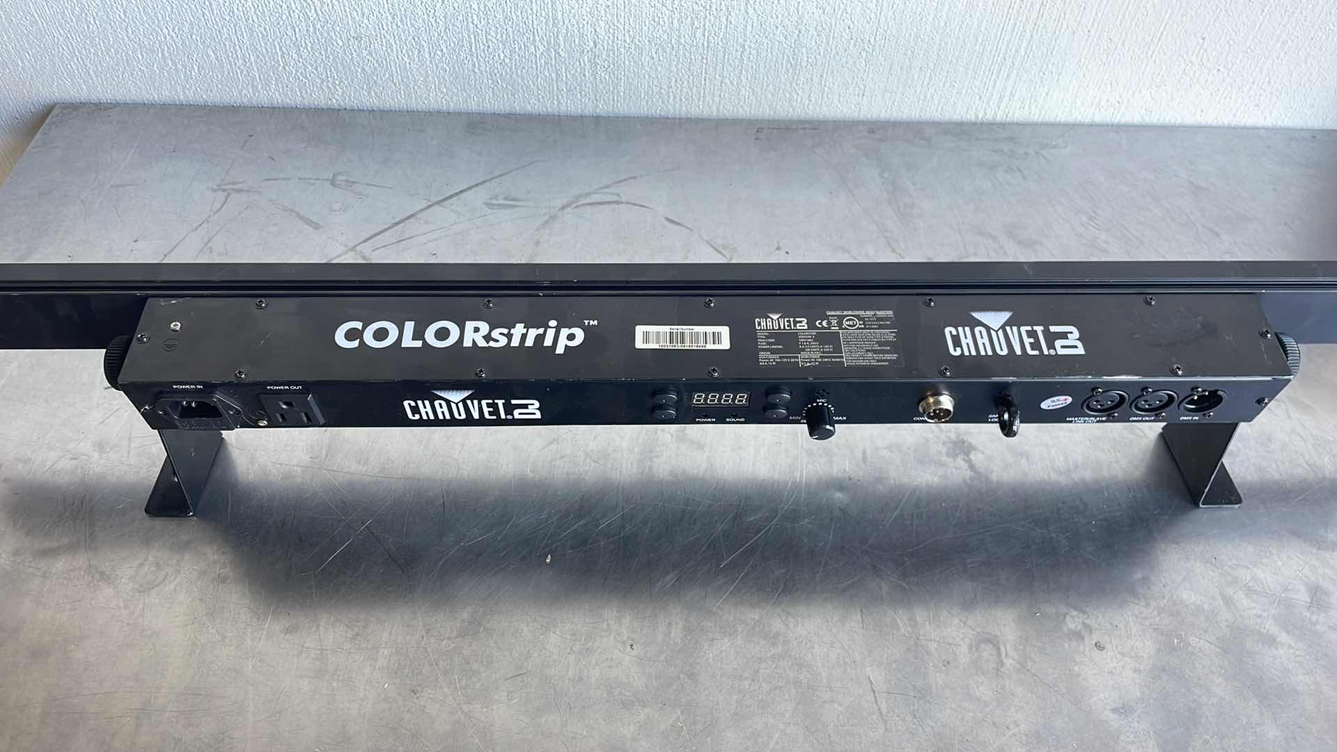 Photo 2 of CHAUVET DJ COLORSTRIP LED LINEAR WASH LIGHT W/BUILT-IN AUTOMATED AND SOUND ACTIVE PROGRAMS , BLACK 38"L X 6"W X 2.5"H