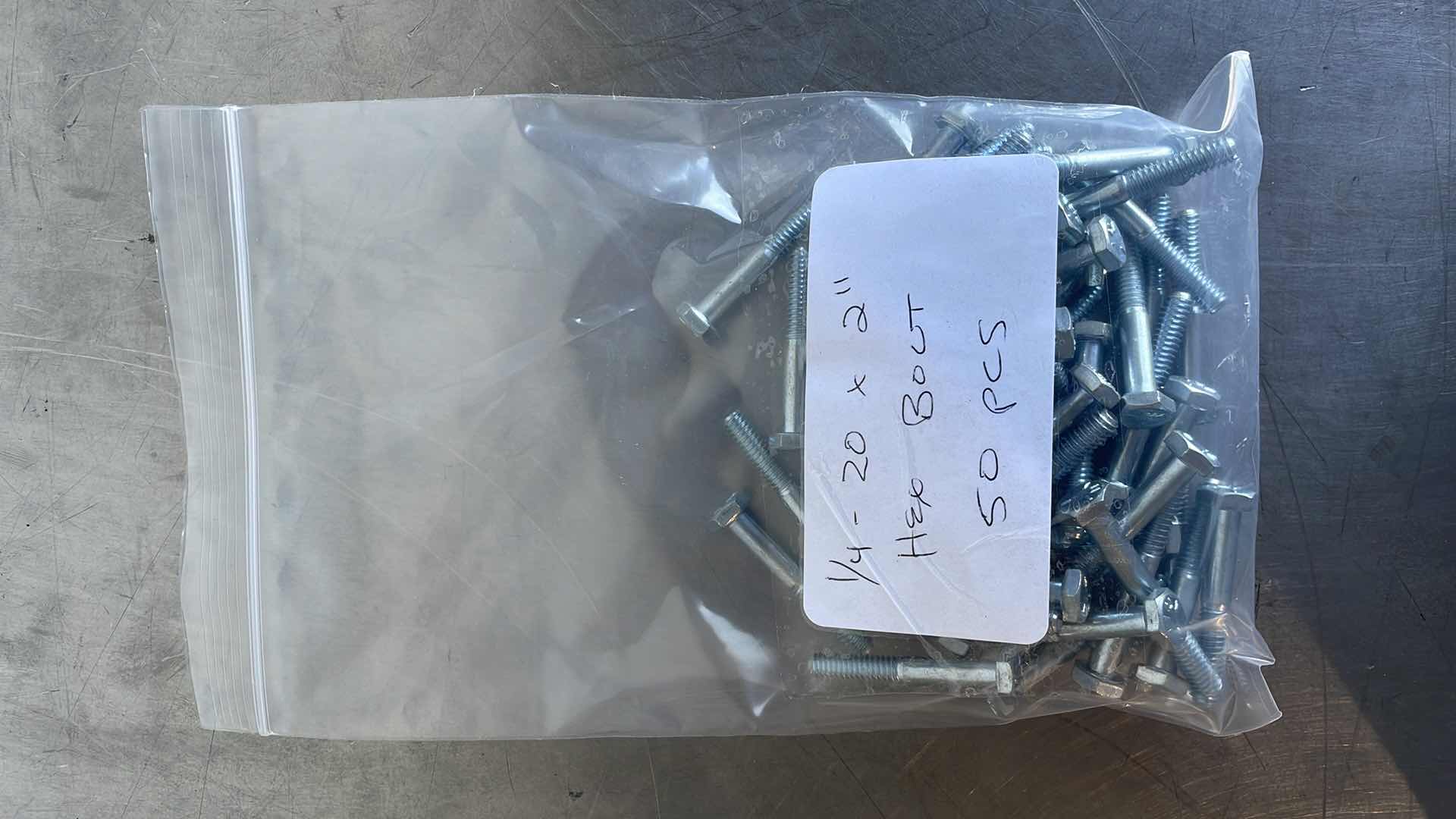 Photo 1 of 1/4-20 x 2" HEX BOLT 50 PCS