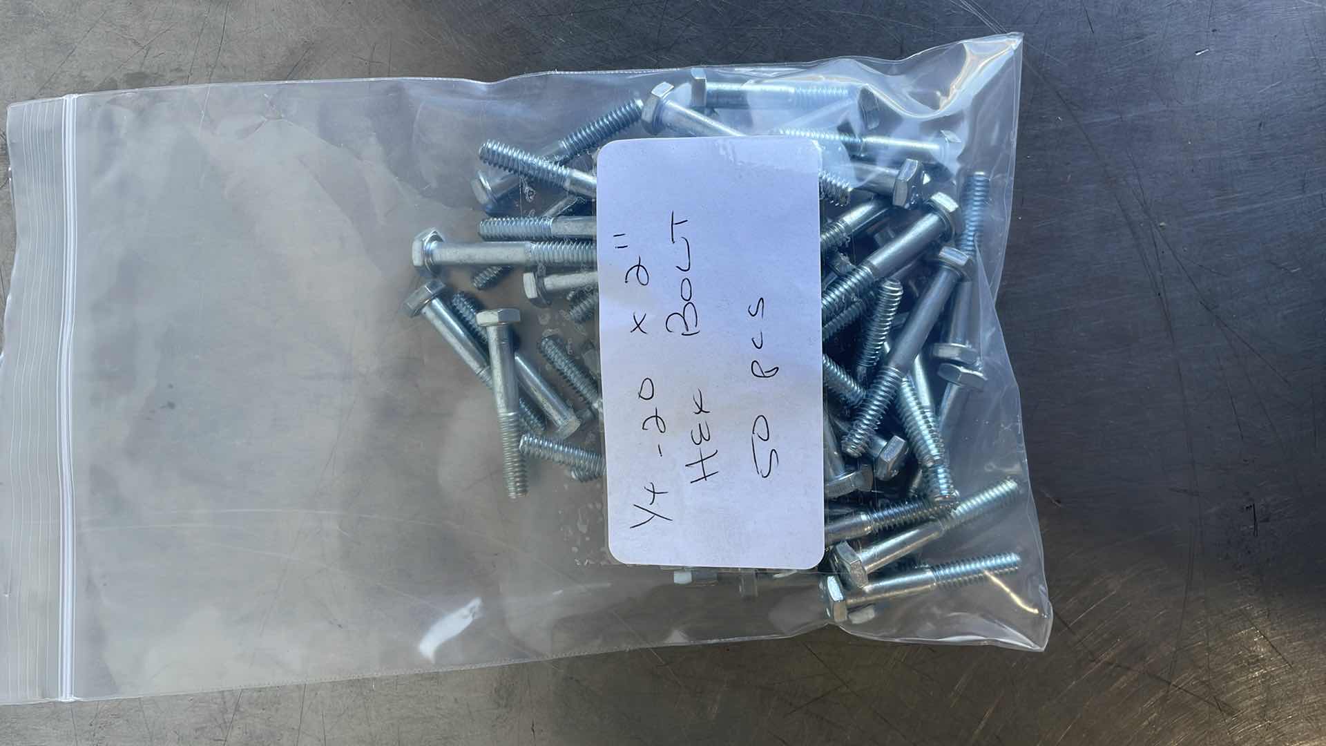 Photo 1 of 1/4-20 x 2" HEX BOLT 50 PCS