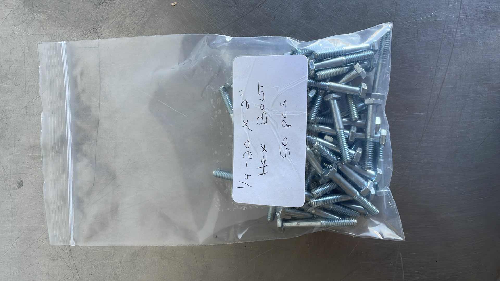 Photo 1 of 1/4-20 x 2" HEX BOLT 50 PCS