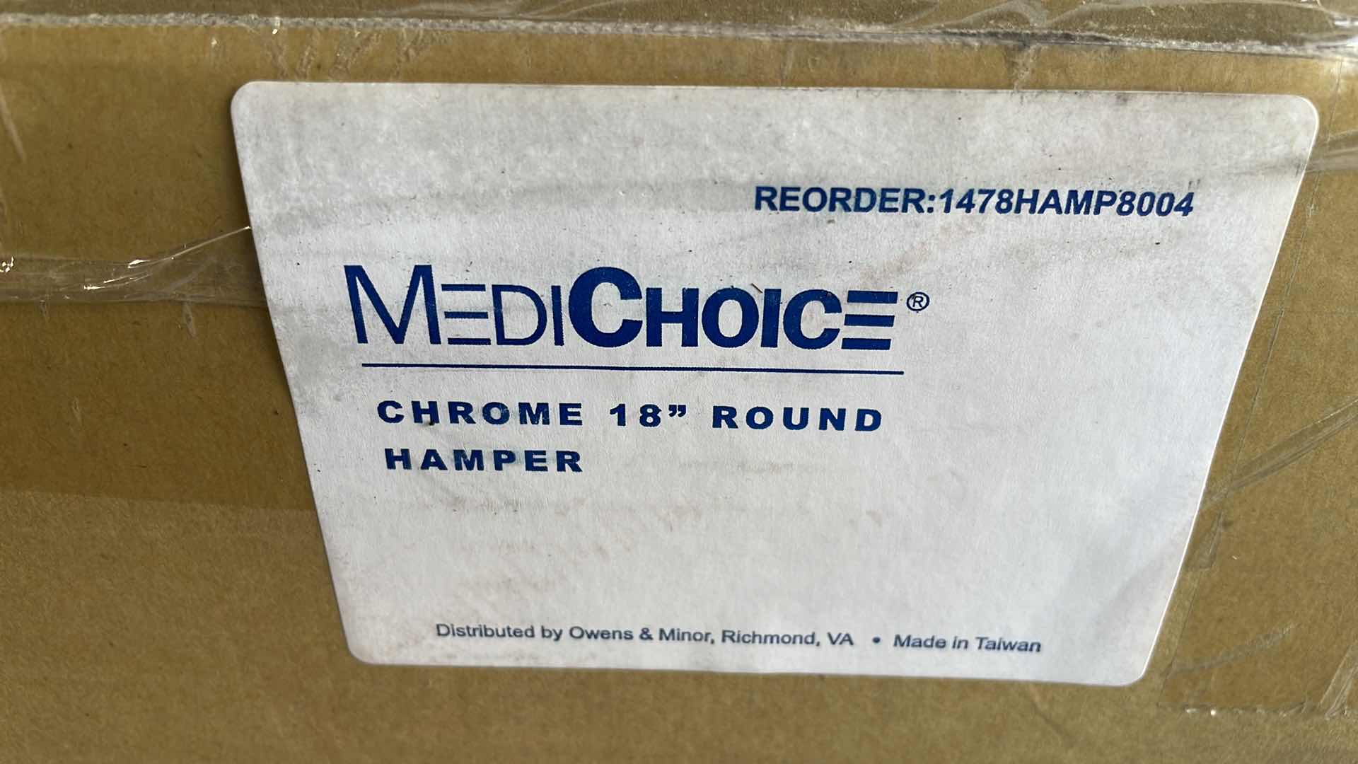 Photo 1 of MEDI CHOICE CHROME 18" ROUND HAMPER FRAME 1478HAMP8004