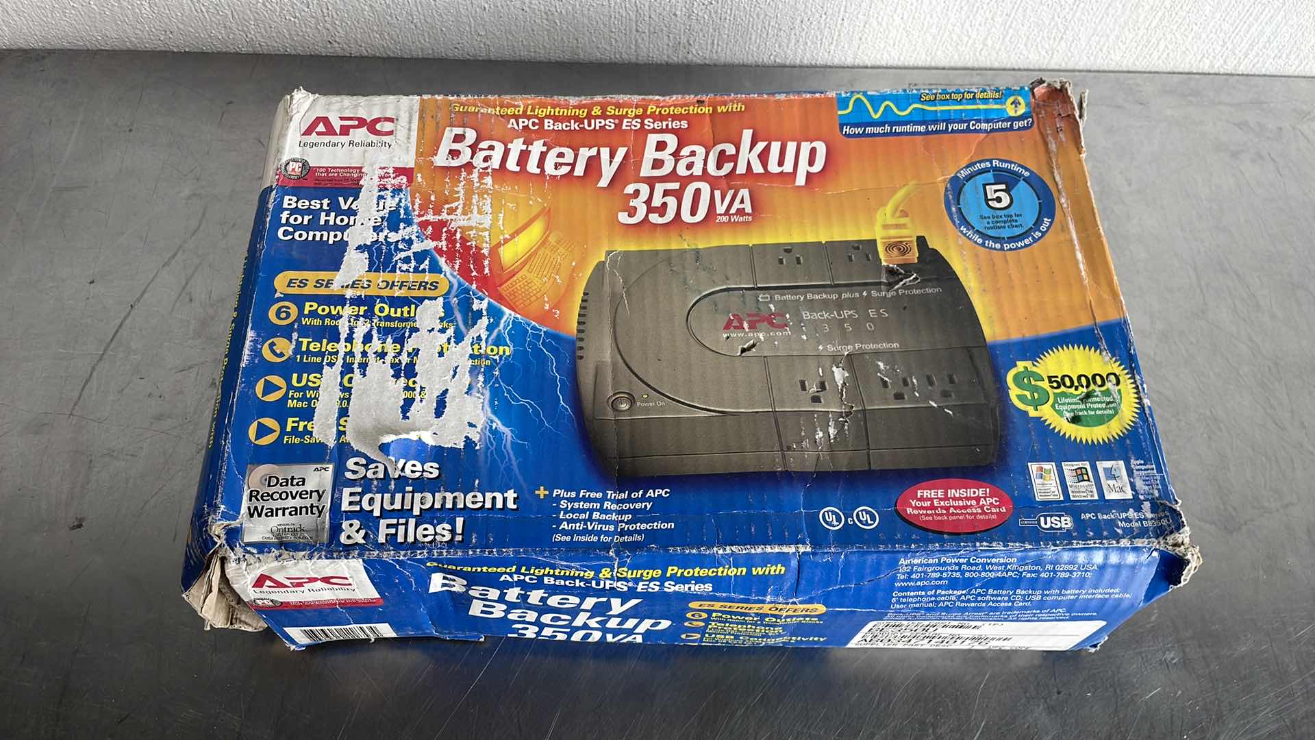 Photo 1 of APC BATTERY BACKUP 350VA 200WATTS