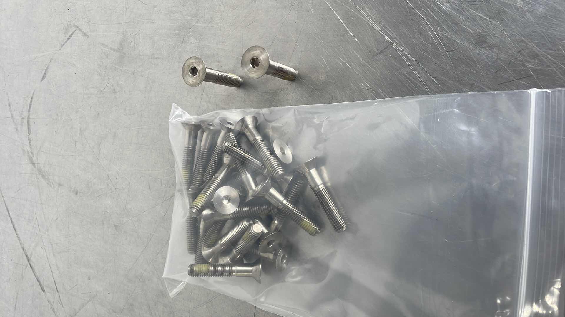 Photo 1 of 3/8-16 x 2” STAINLESS STEEL COUNTERSUNK BOLTS (24)