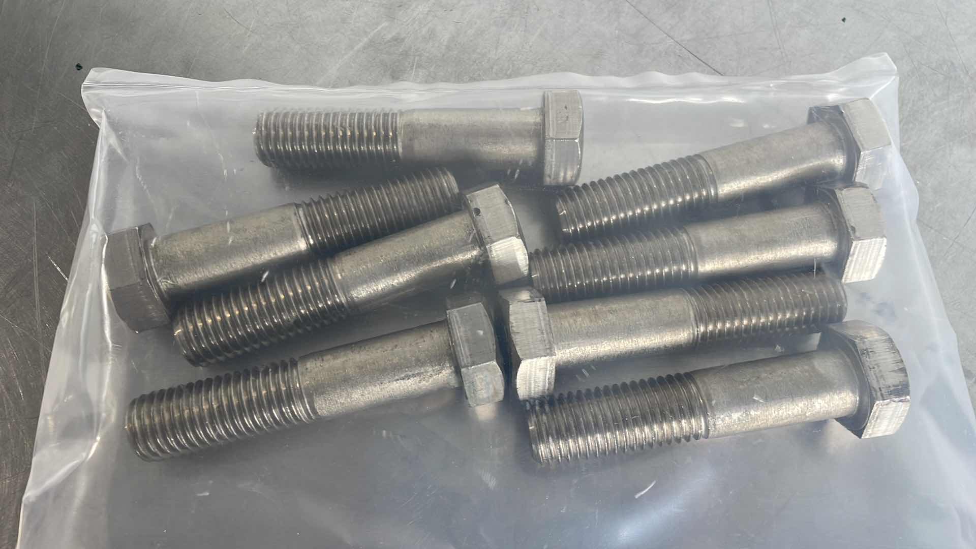 Photo 1 of 3/4"-10 x 3-7/16" HEX CAP SCREW BOLT MONEL NICKEL 400