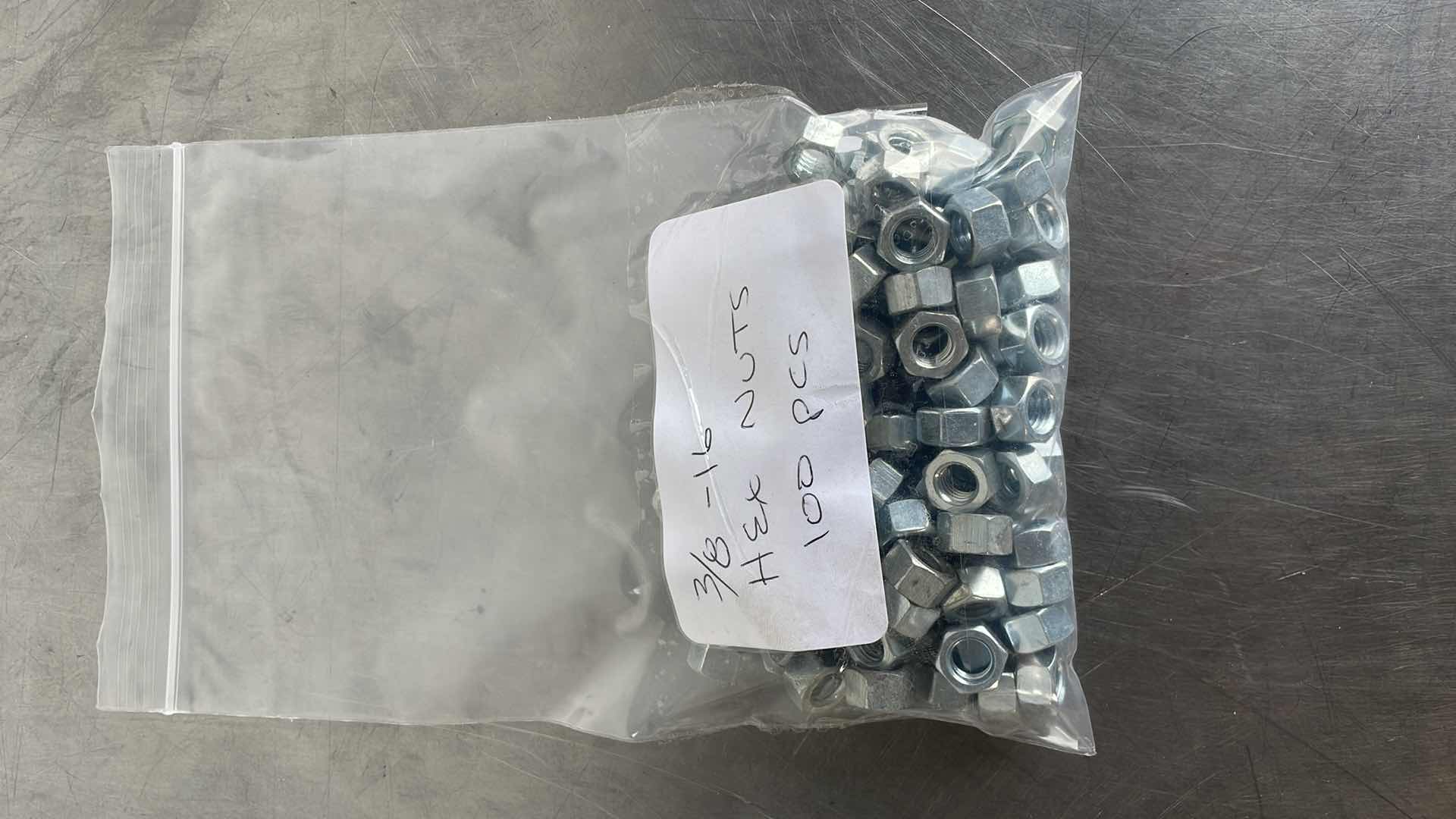 Photo 1 of 3/8-16 HEX NUTS 100PCS