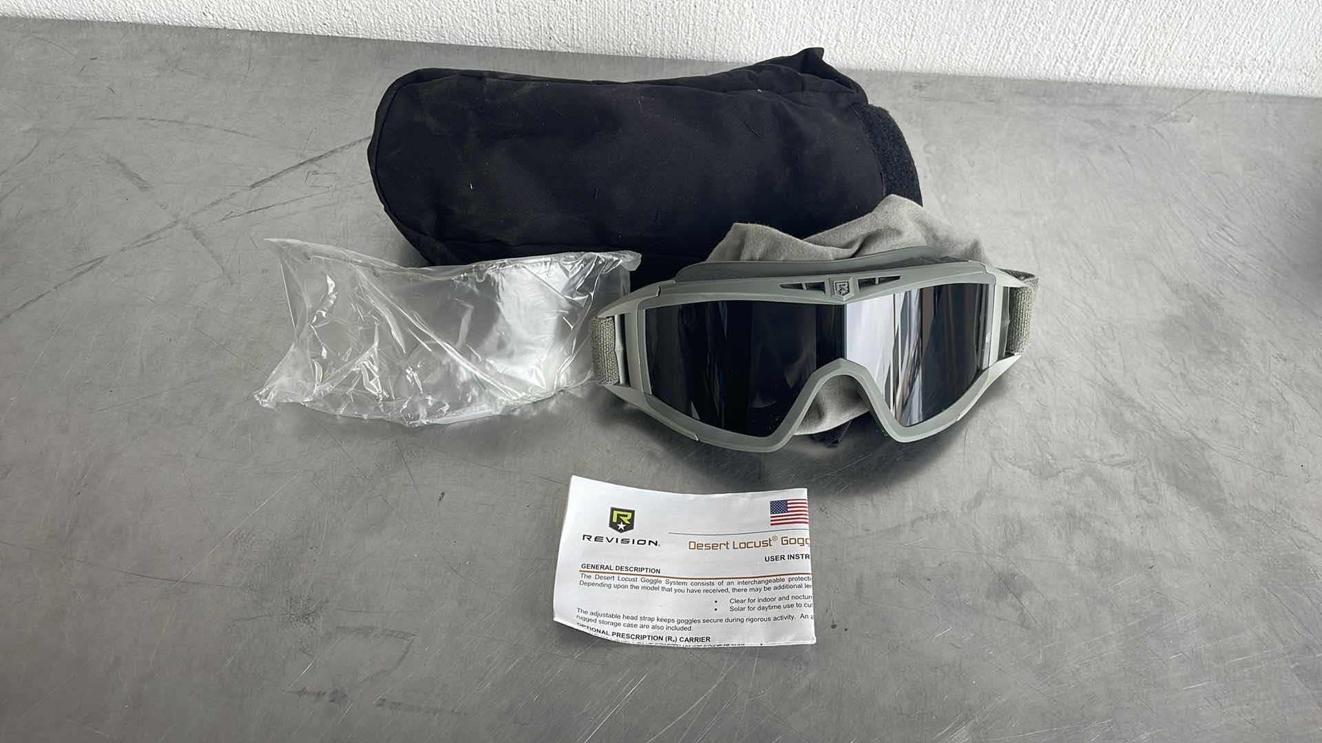 Photo 1 of MILITARY REVISION DESERT LOCUST BALLISTIC SAFETY GOGGLES