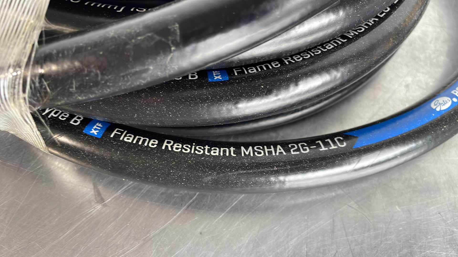 Photo 2 of 1/2” x 25’ FLAME RESISTANT HYDRAULIC HOSE