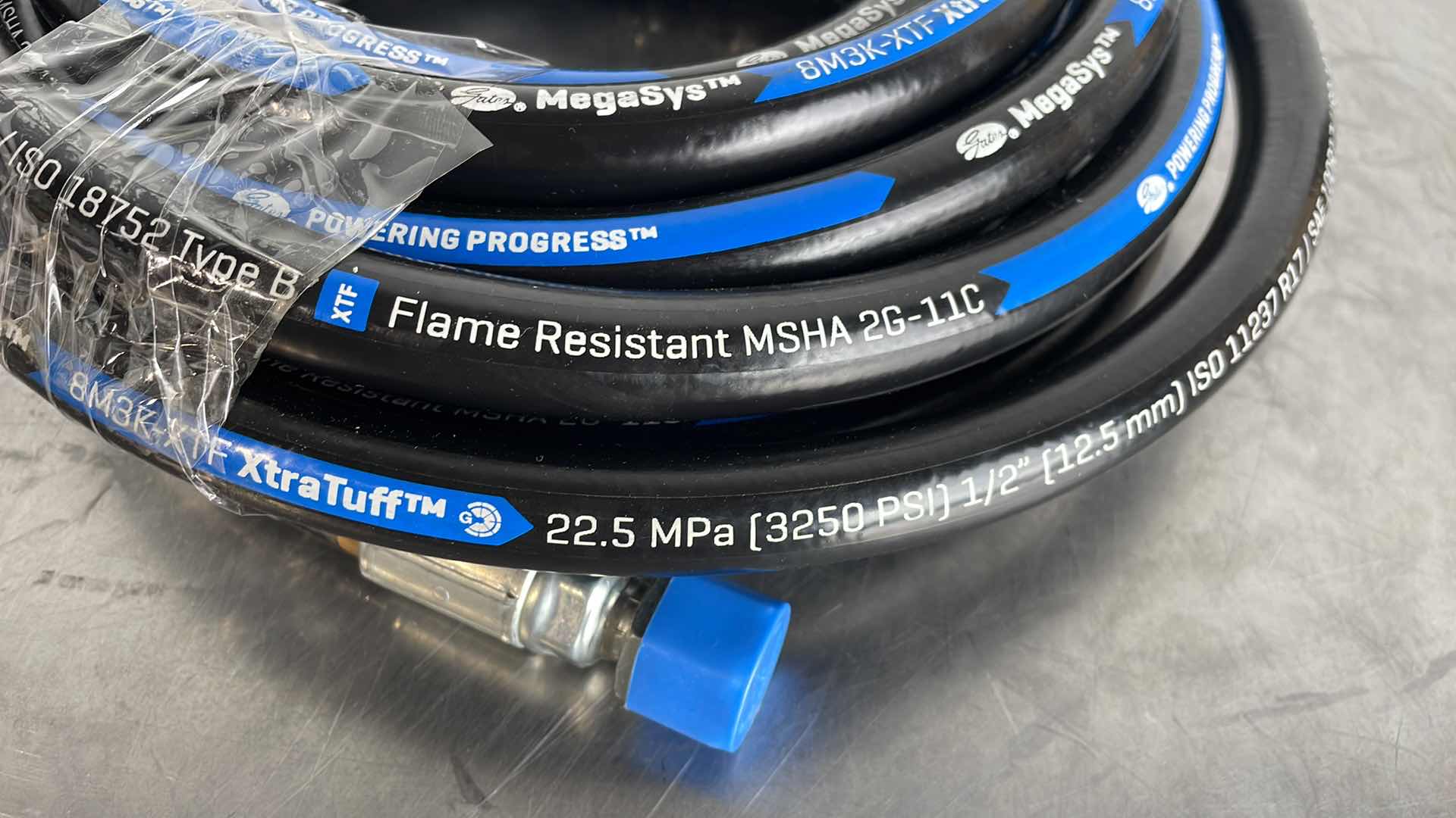 Photo 3 of 1/2” x 25’ FLAME RESISTANT HYDRAULIC HOSE