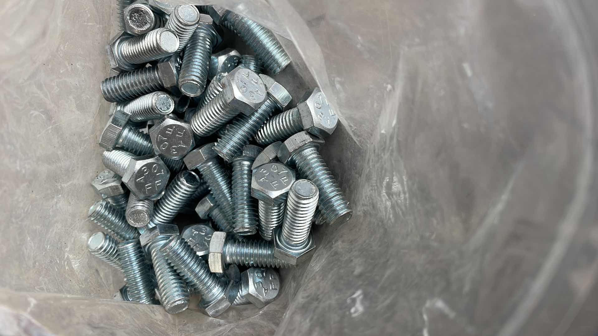 Photo 1 of 3/8-16 HEX HEAD TAP BOLTS (50)