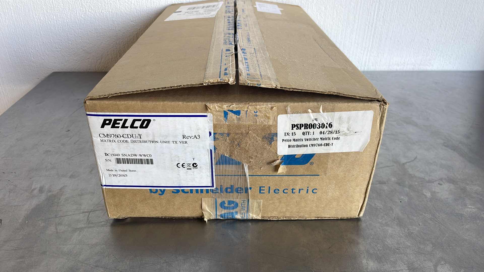 Photo 1 of PELCO CM9760-CDU-T MATRIX CODE DISTRIBUTION UNIT TX VER