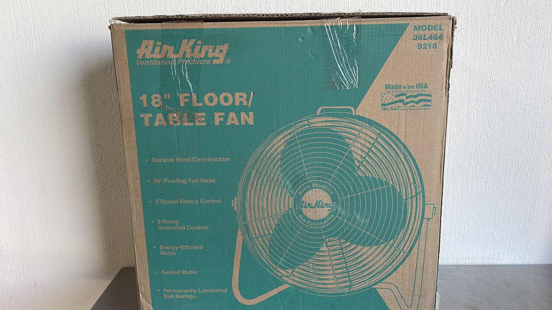 Photo 4 of AIR KING 18” HIGH VELOCITY FLOOR/TABLE FAN