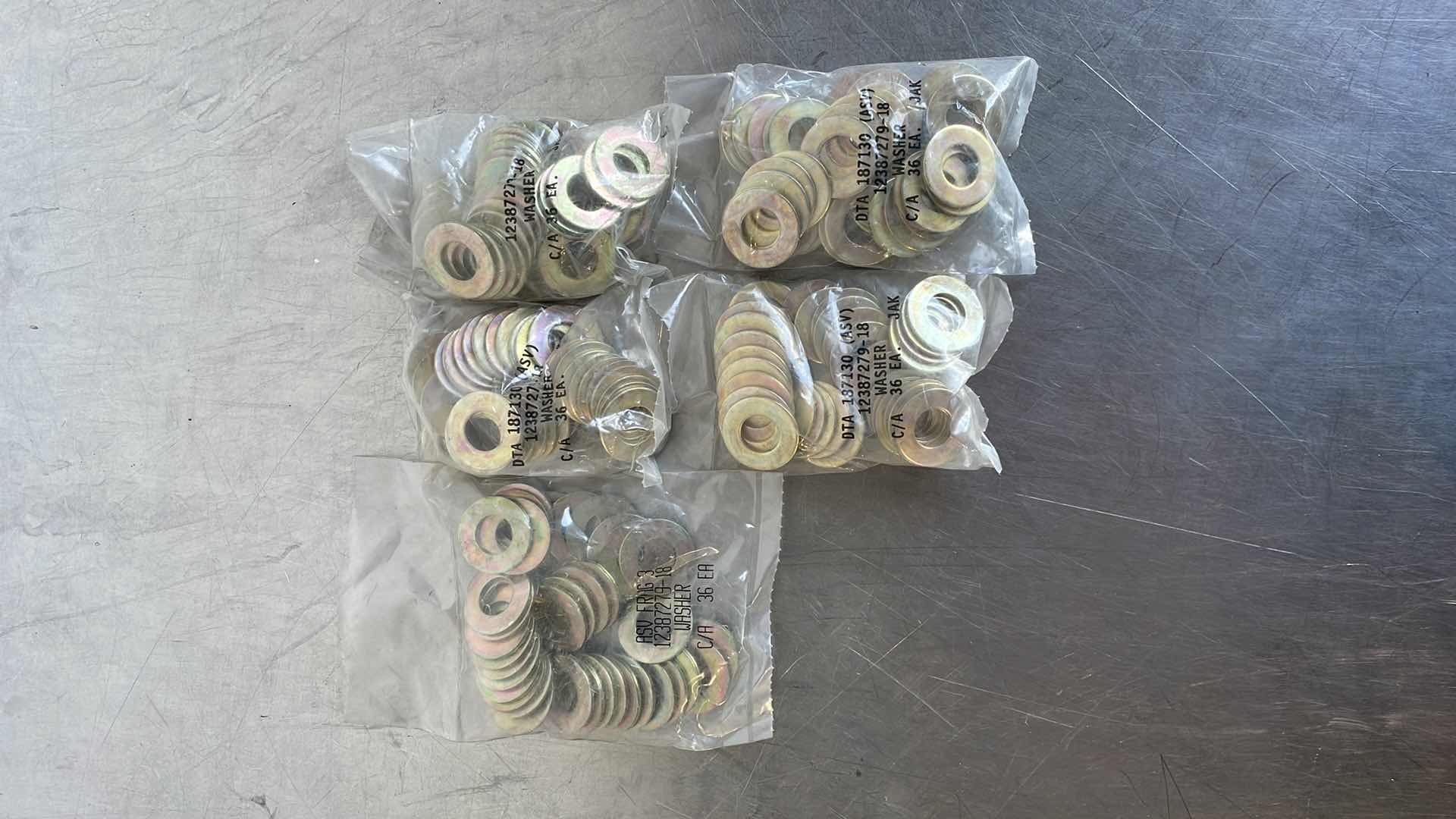 Photo 1 of 1/2” FLAT WASHERS (180)