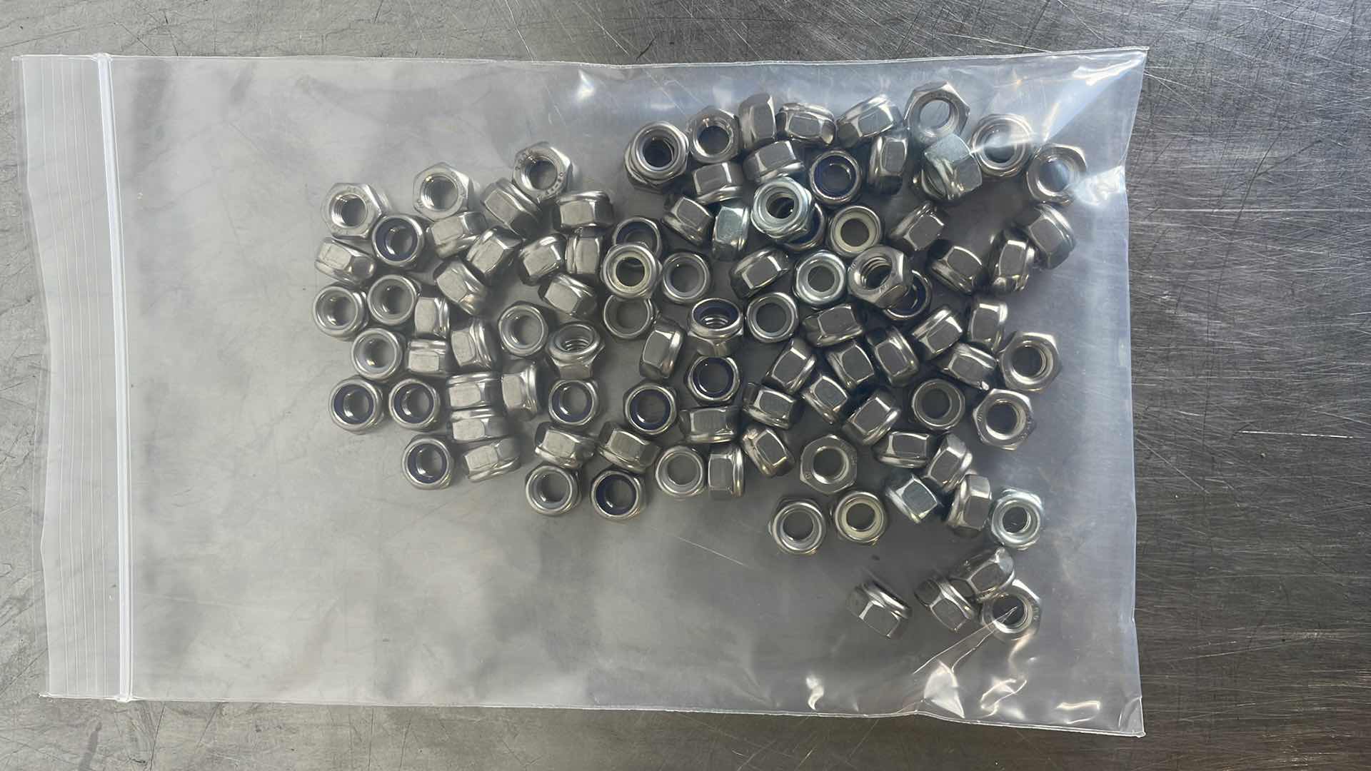 Photo 1 of M8 - 1.25 316 SS LOCKNUT 100PCS