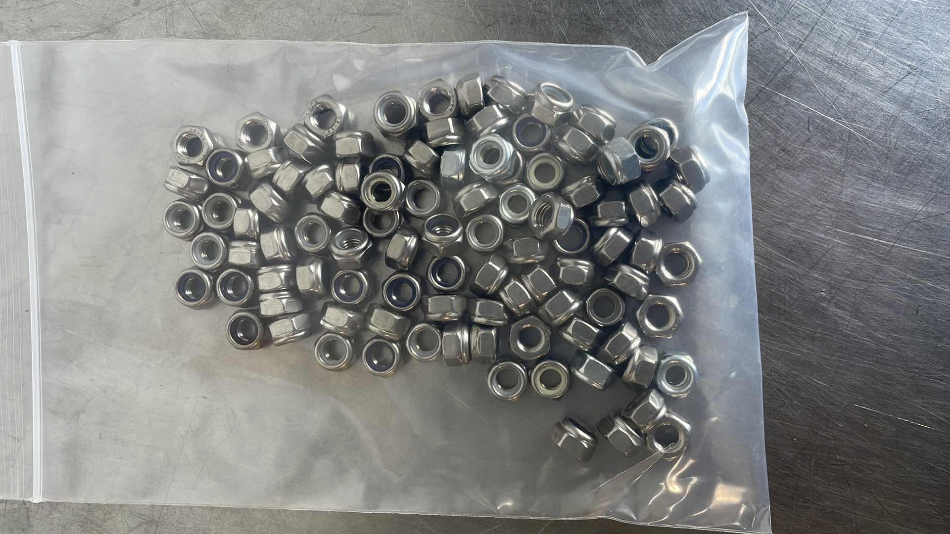 Photo 1 of M8 - 1.25 316 SS LOCKNUT 100PCS