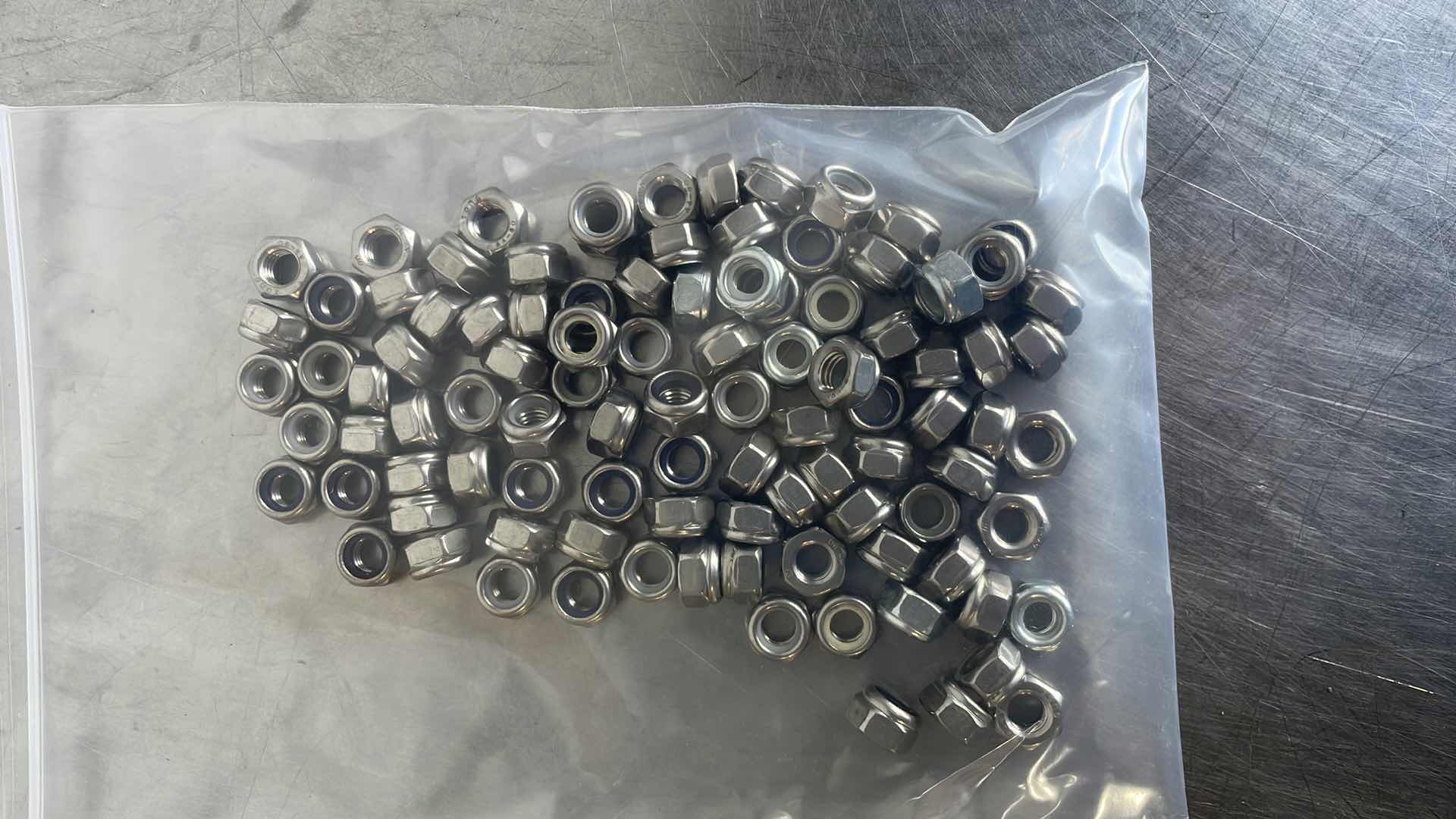 Photo 1 of M8 - 1.25 316 SS LOCKNUT 100PCS