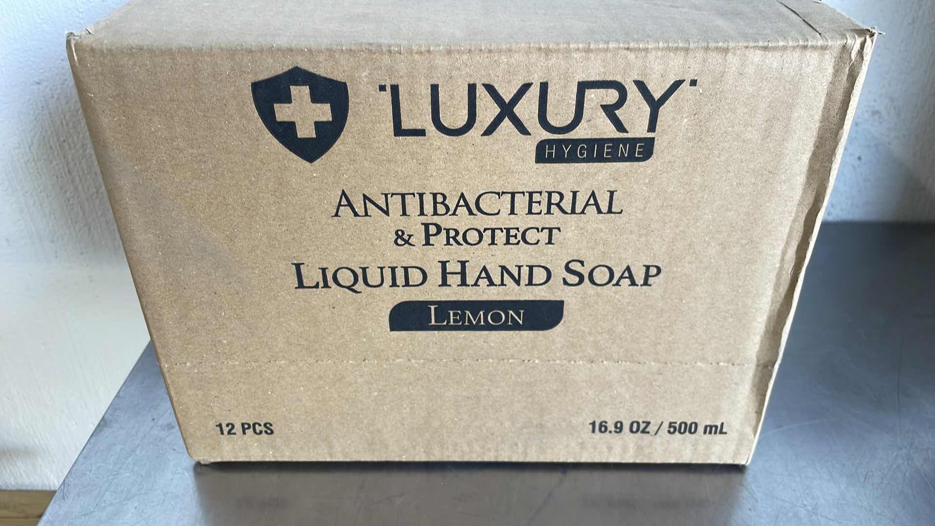 Photo 2 of LUXURY ANTIBACTERIAL LIQUID HAND SOAP LEMON 12-16.9FL OZ