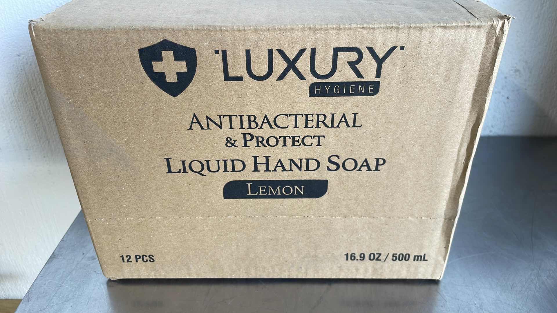 Photo 2 of LUXURY ANTIBACTERIAL LIQUID HAND SOAP LEMON 12-16.9FL OZ