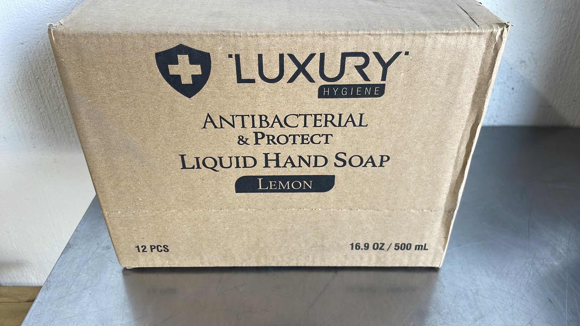 Photo 2 of LUXURY ANTIBACTERIAL LIQUID HAND SOAP LEMON 12-16.9FL OZ