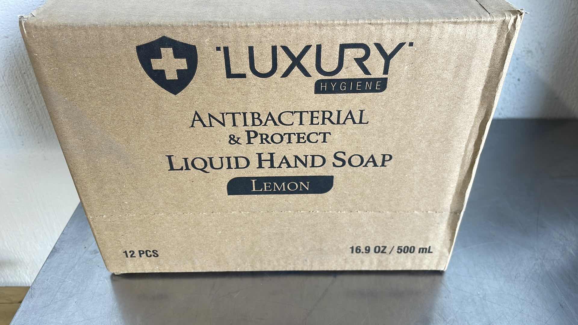 Photo 2 of LUXURY ANTIBACTERIAL LIQUID HAND SOAP LEMON 12-16.9FL OZ