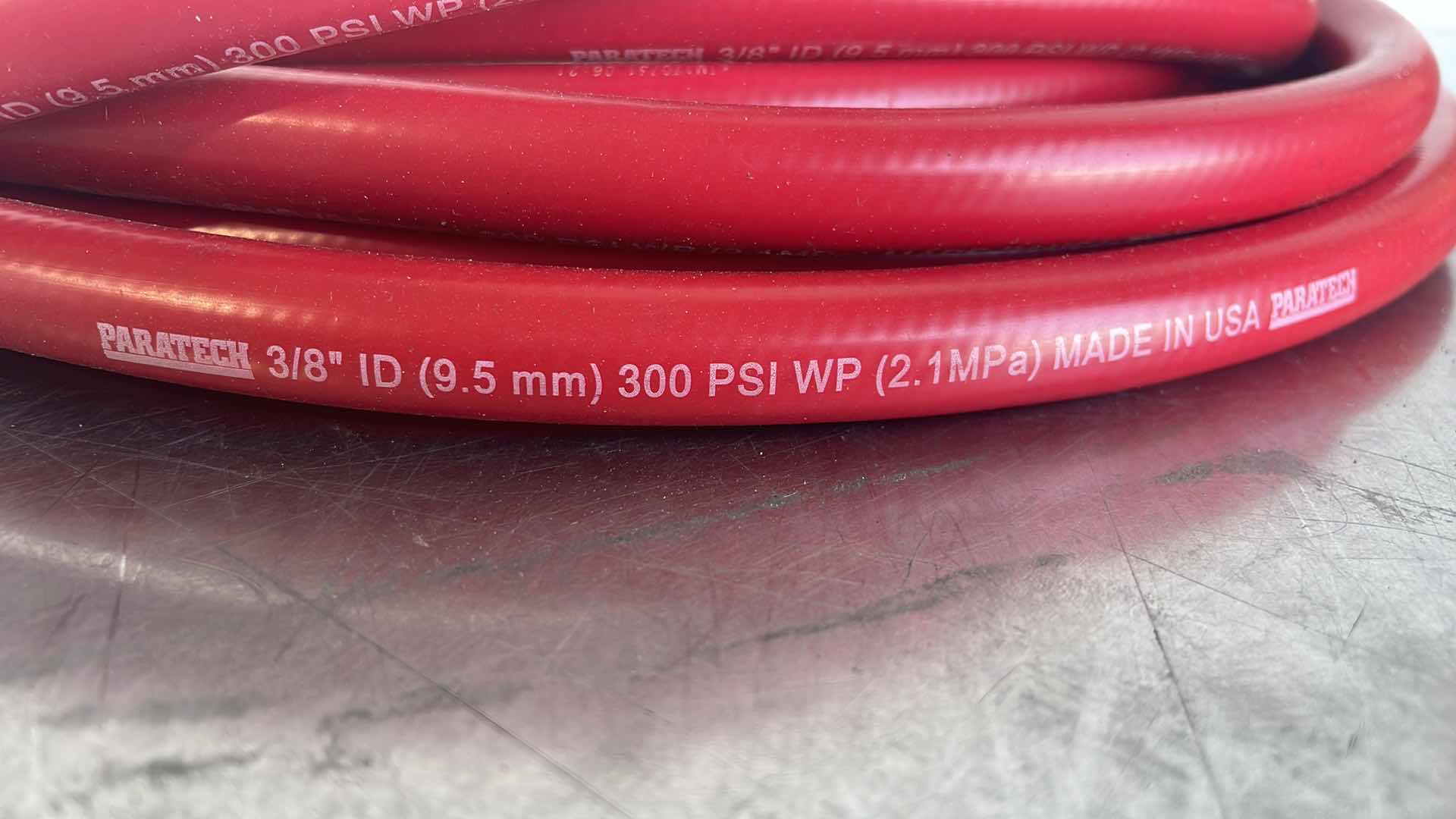 Photo 2 of PARATECH 3/8” AIR HOSE 25’