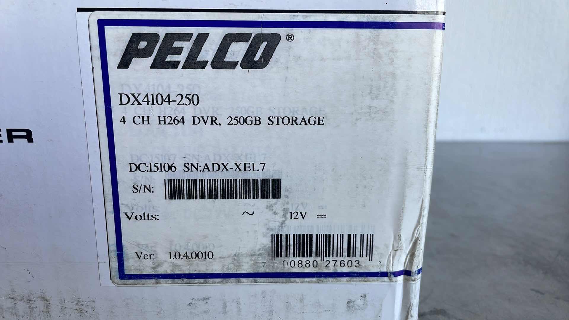 Photo 2 of PELCO DIGITAL VIDEO RECORDER DX 4104 SERIES