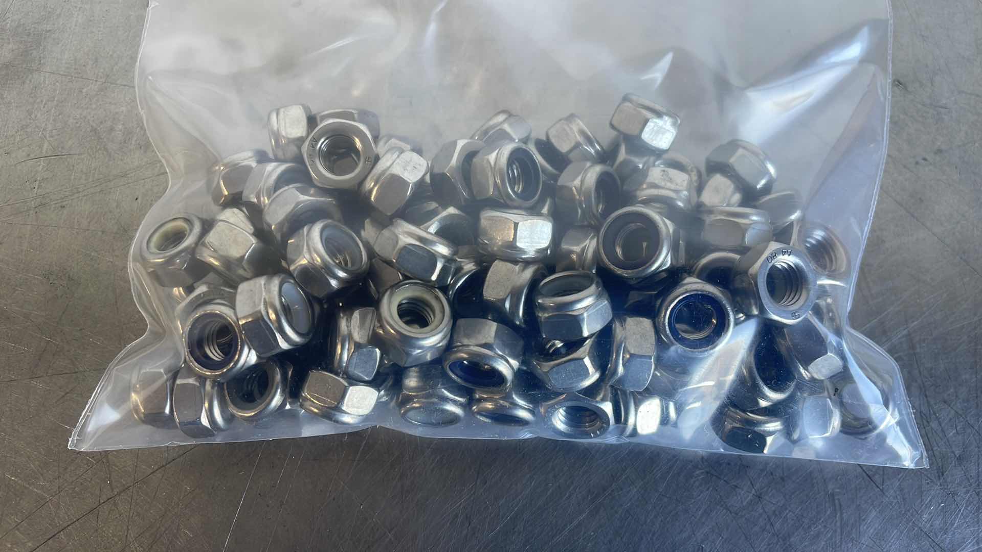 Photo 1 of M8 - 1.25 316 SS LOCKNUT 100PCS