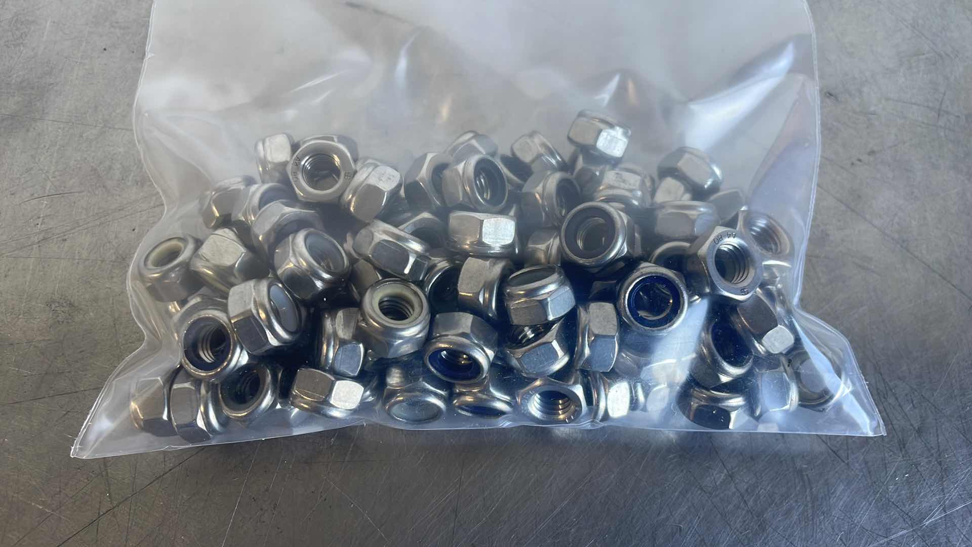 Photo 1 of M8 - 1.25 316 SS LOCKNUT 100PCS