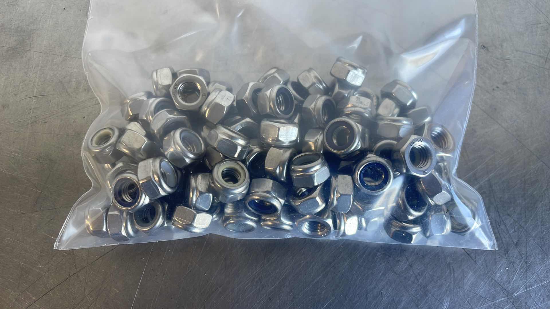 Photo 1 of M8 - 1.25 316 SS LOCKNUT 100PCS