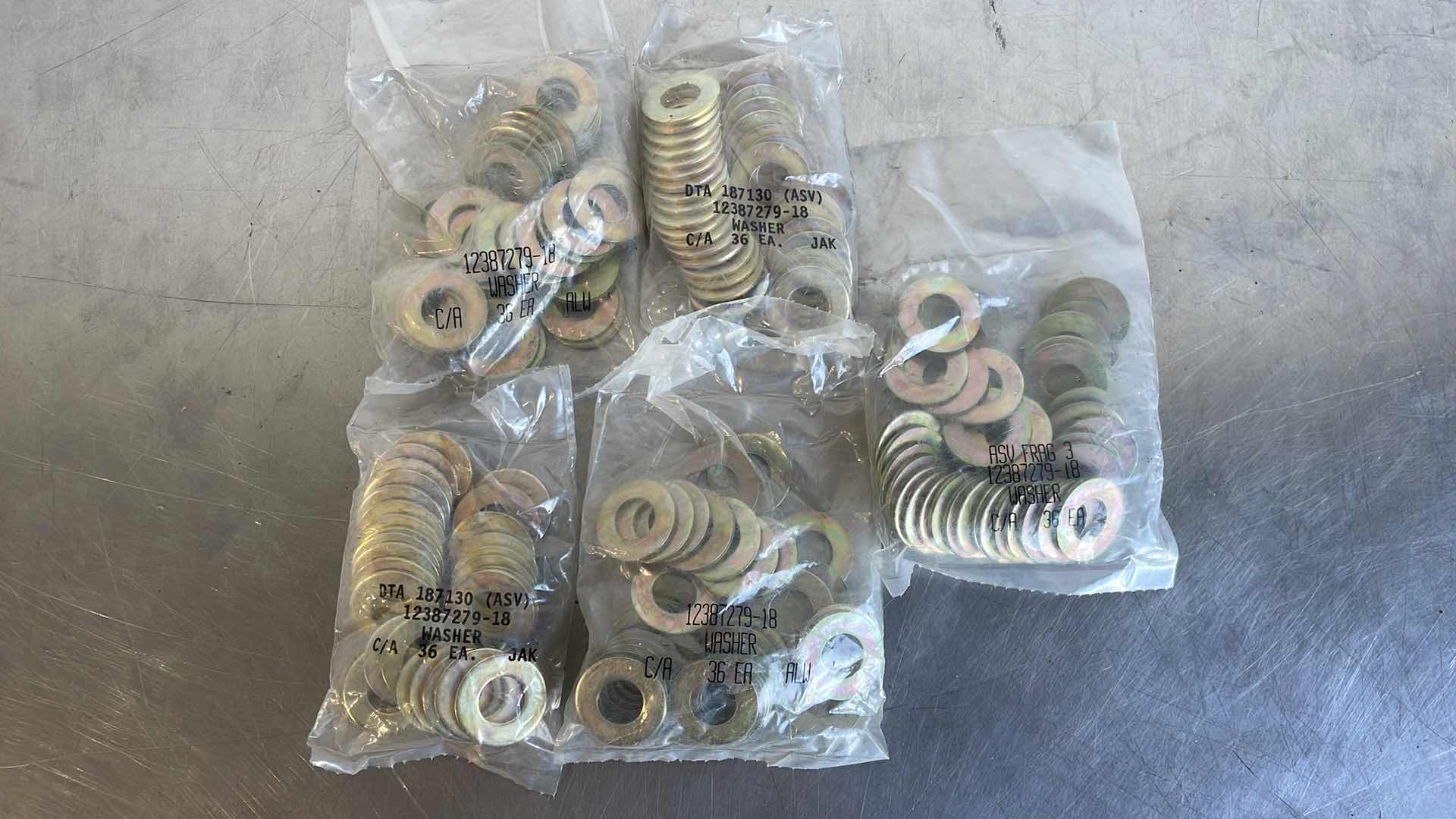 Photo 1 of 1/2” FLAT WASHERS (180)