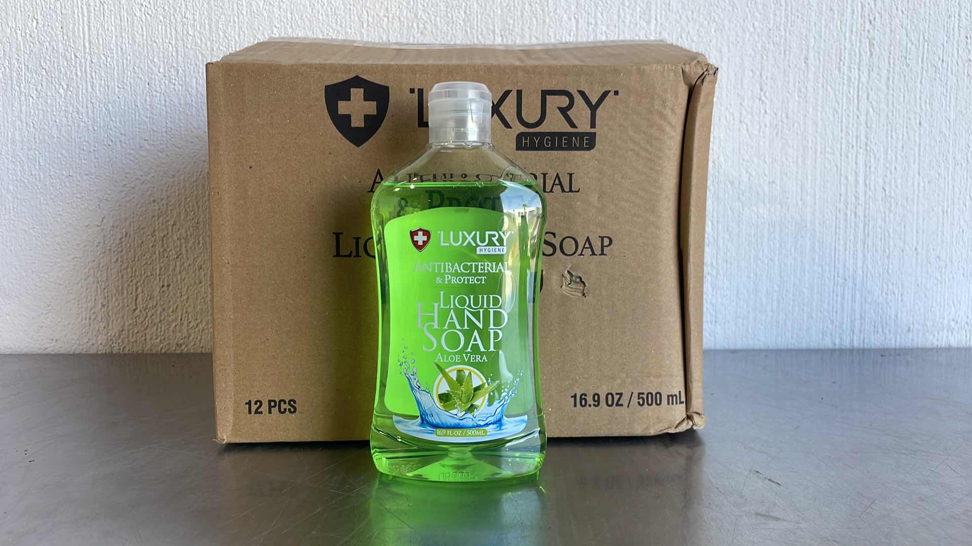 Photo 1 of LUXURY ANTIBACTERIAL LIQUID HAND SOAP ALOE VERA 12-16.9FL OZ