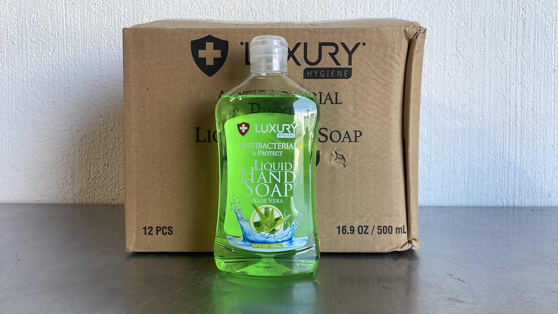 Photo 1 of LUXURY ANTIBACTERIAL LIQUID HAND SOAP ALOE VERA 12-16.9FL OZ