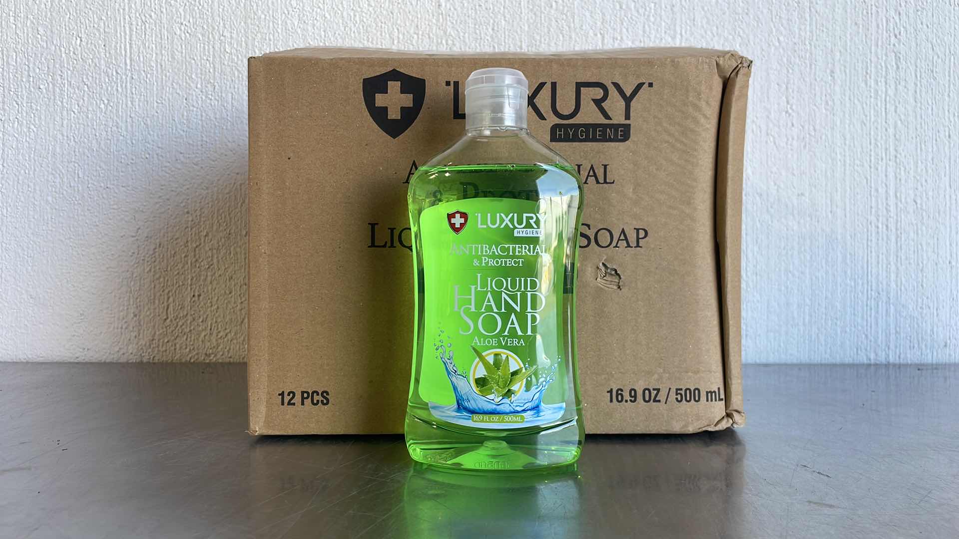 Photo 1 of LUXURY ANTIBACTERIAL LIQUID HAND SOAP ALOE VERA 12-16.9FL OZ