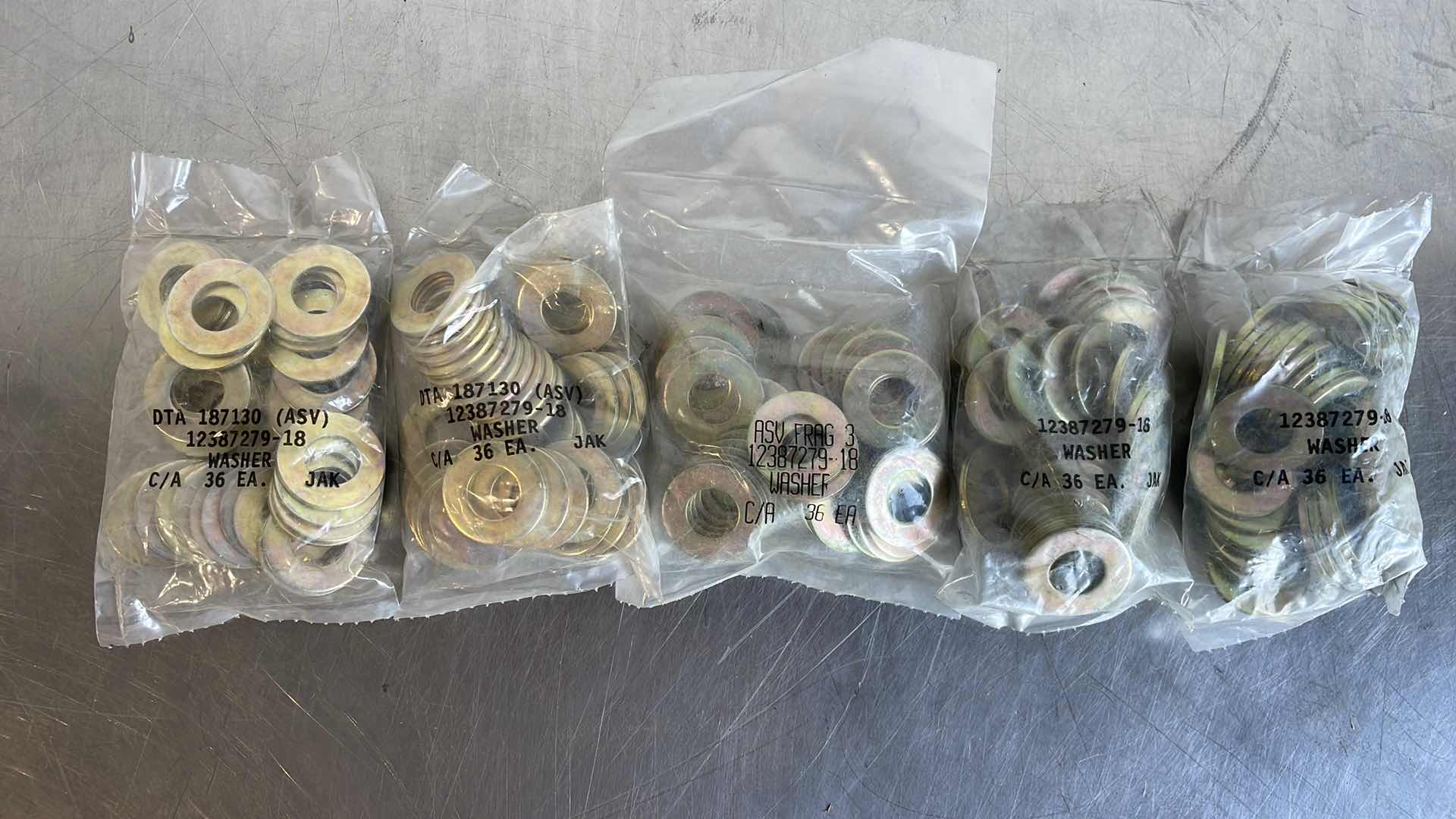 Photo 1 of 1/2” FLAT WASHERS (180)