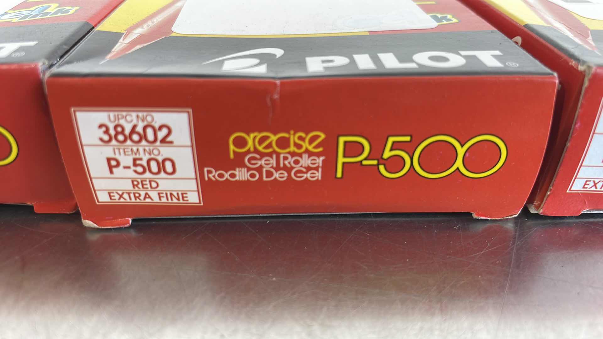 Photo 2 of PILOT PRECISE GEL ROLLER EXTRA FINE RED P-500 (5-DZ)