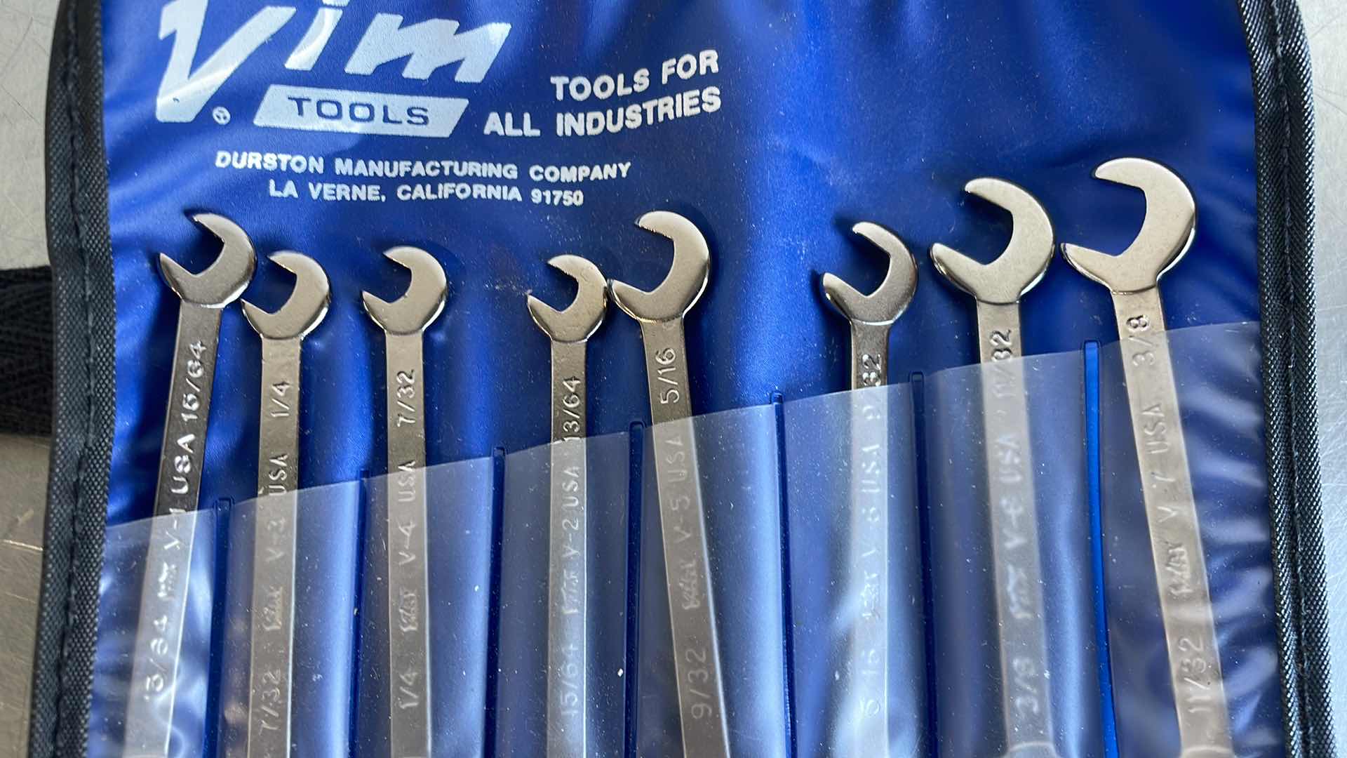 Photo 2 of VIM TOOLS V18 8 PIECE 8" IGNITION WRENCH SET