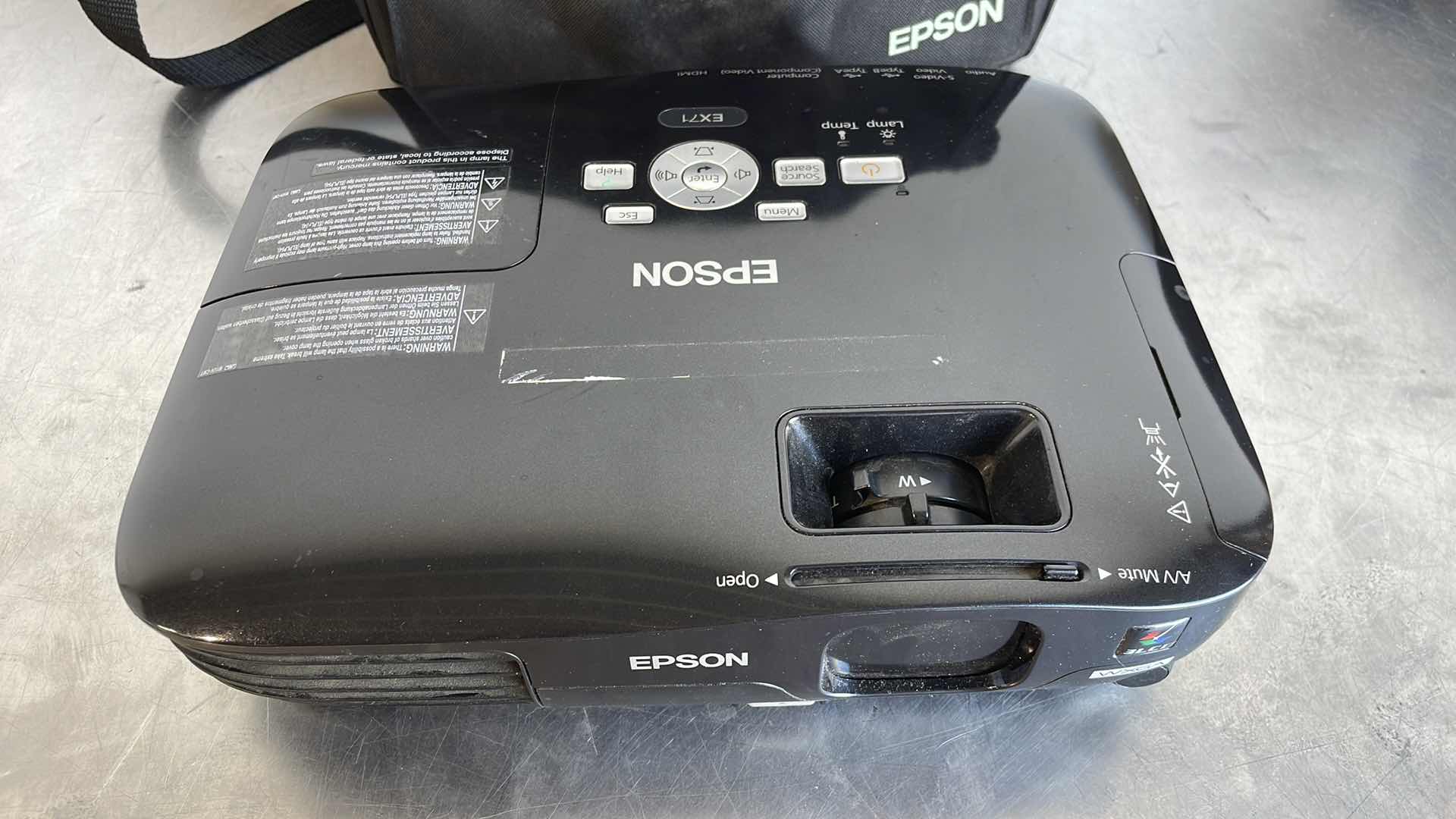 Photo 2 of EPSON WXGA LCD PROJECTOR MODEL H310A WITH CASE