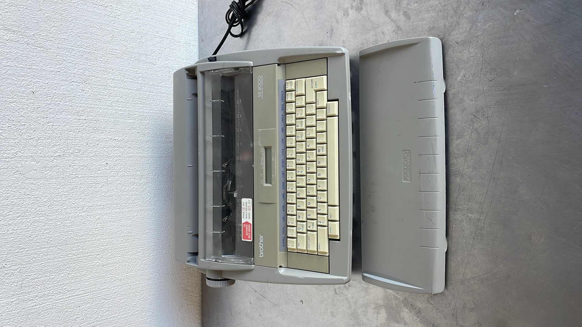 Photo 1 of BROTHER SX-4000 ELECTRONIC TYPEWRITER