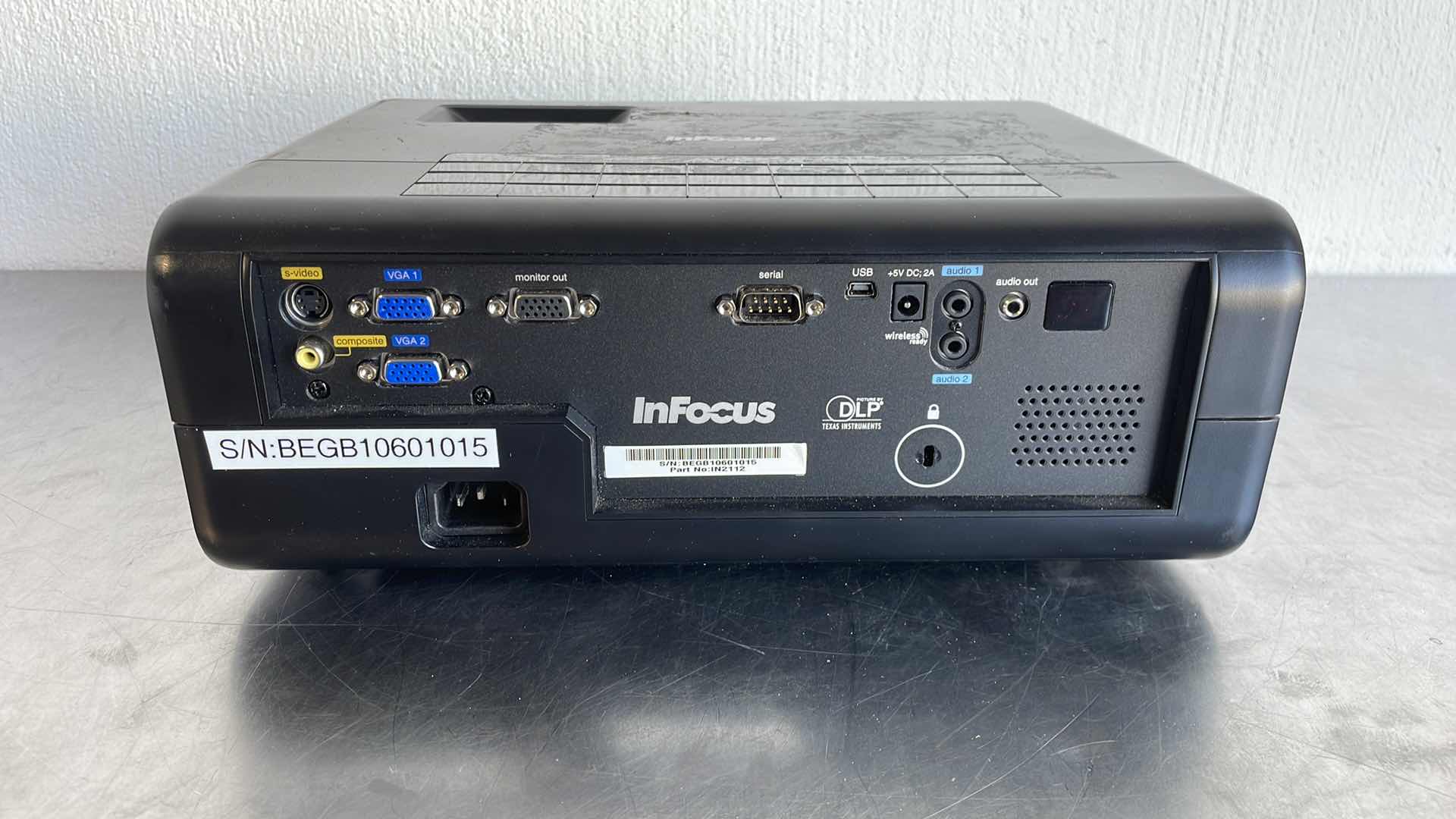 Photo 2 of INFOCUS DLP PROJECTOR MODEL V2000