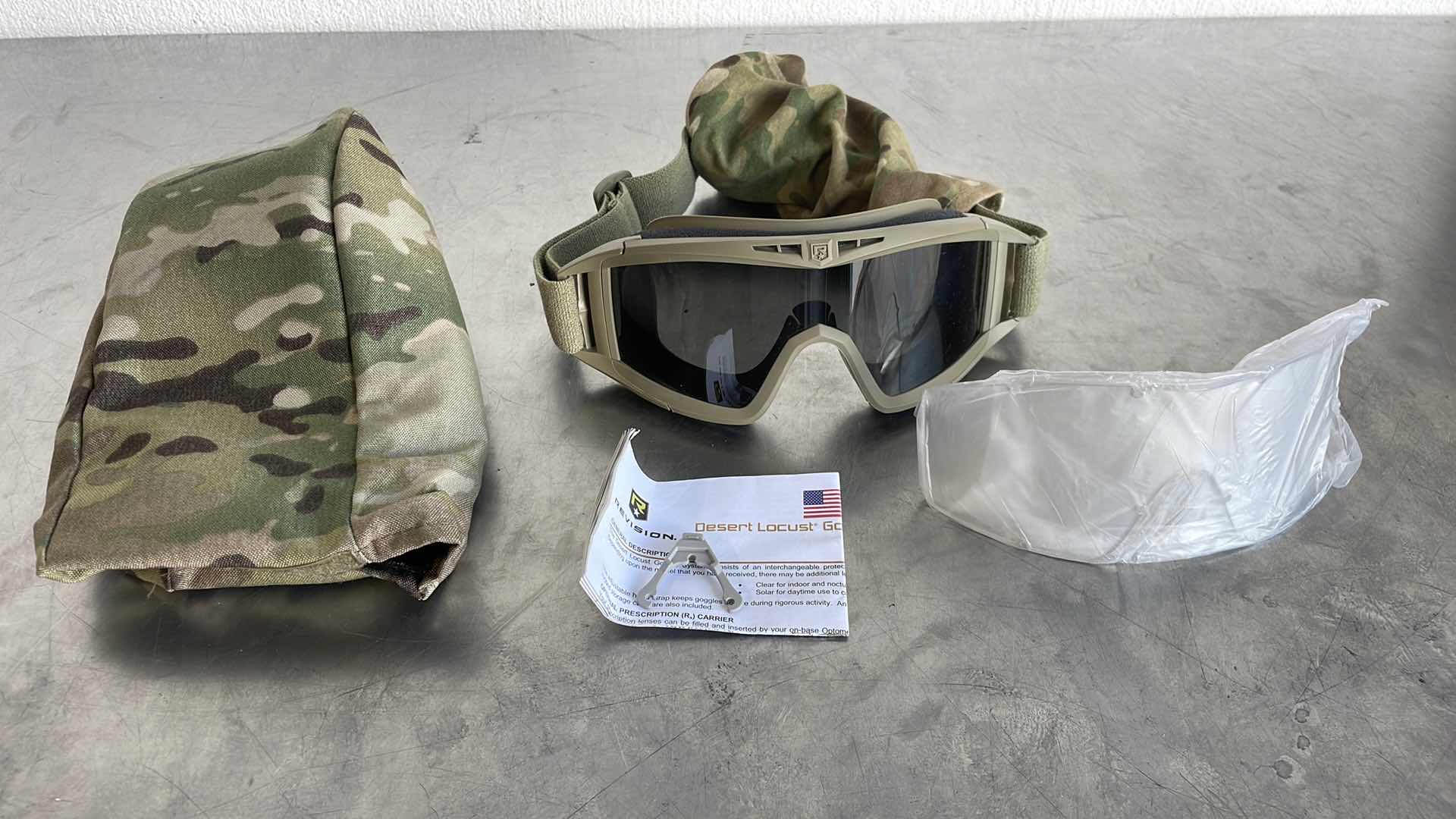 Photo 1 of REVISION MILITARY GOGGLES DESERT LOCUS