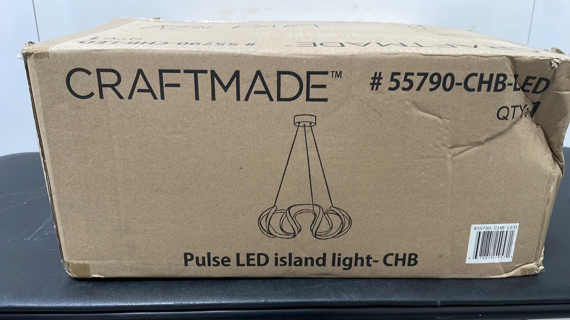 Photo 3 of CRAFTMADE PULSE DIMMABLE LED PENDANT MODEL 55790-FB-LED