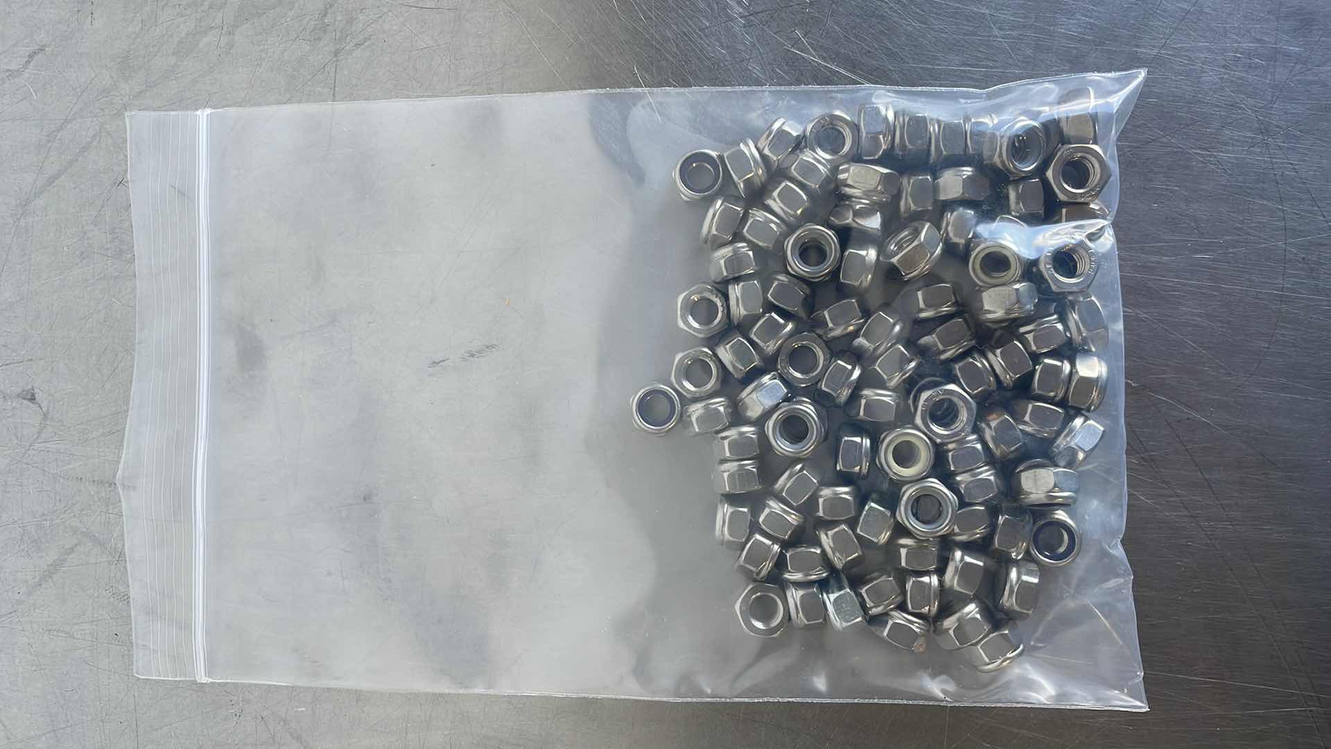 Photo 1 of M8 - 1.25 316 SS LOCKNUT 100PCS